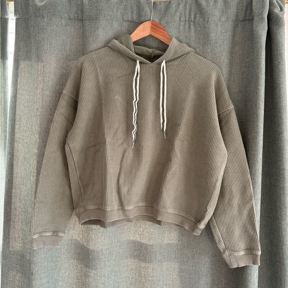 Aerie Love Corded Hoodie Size S - Picture 2 of 6